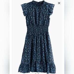 Ava & Yelly Kids' Smocked Cap Sleeve Flounce Hem Dress